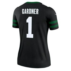 Women's New York Jets Ahmad Sauce Gardner Nike Black Legend Jersey